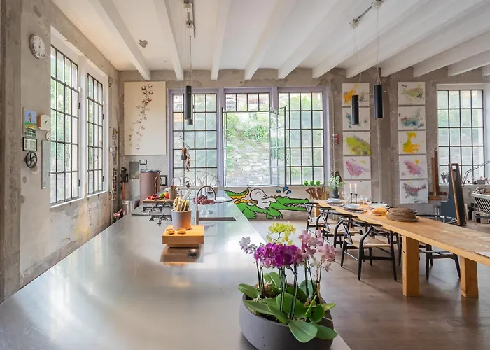 Apartment Design Loft With Private Parking Como